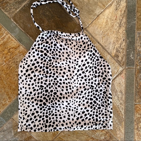 •nwot• Kortni Jeane vintage Dalmatian print high rise - Picture 2 of 4